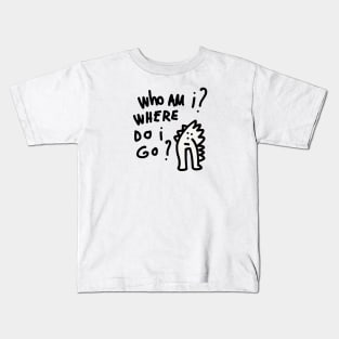 Where do I go Street Art Graffiti BN Kids T-Shirt